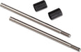 Shock shaft, 3x57mm (GTS) (2) (includes bump stops) (for use with TRX-4 Long Arm Lift Kit)