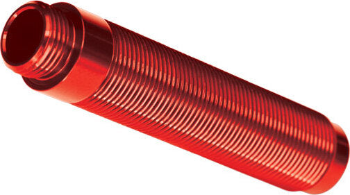 Body, GTS shock, long (aluminum, red-anodized) (1) (for use with #8140R TRX-4 Long Arm Lift Kit)