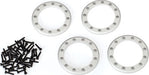 Beadlock rings, satin (1.9") (aluminum) (4)/ 2x10 CS (48)
