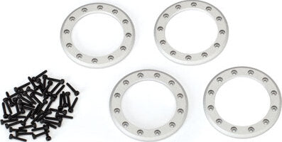Beadlock rings, satin (1.9") (aluminum) (4)/ 2x10 CS (48)