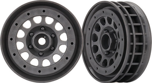 Wheels, Method 105 1.9" (charcoal gray, beadlock) (beadlock rings sold separately)
