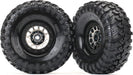 Tires and wheels, assembled (Method 105 black chrome beadlock wheels, Canyon Trail 1.9" tires, foam inserts) (1 left, 1 right)