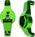Caster Blocks, 6061-T6 Aluminum (green-Anodized), Left and Right