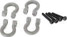 Bumper D-Rings, grey (front or rear)/ 2x12 CS (4)