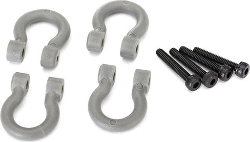 Bumper D-Rings, grey (front or rear)/ 2x12 CS (4)