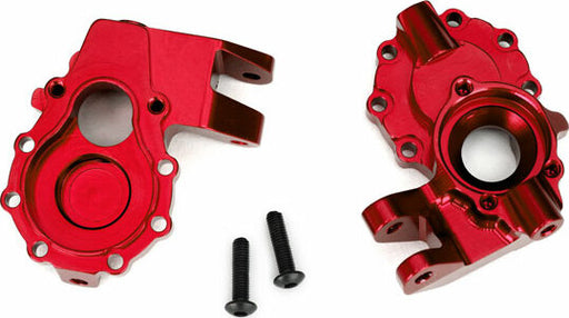 Portal Housings, Inner (front), 6061-T6 Aluminum (Red-Anodized) (2)/ 3x12 BCS (2)