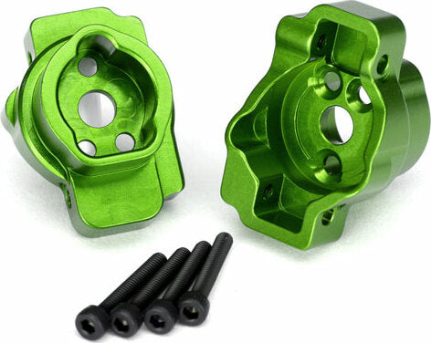 Portal Drive Axle Mount, Rear, 6061-T6 Aluminum (green-Anodized) (Left and Right)/ 2.5x16 CS (4)