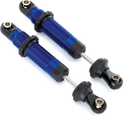Shocks, GTS, aluminum (blue-anodized) (assembled with spring retainers) (2)