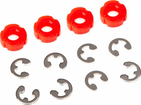 Piston, Damper (Red) (4)/ E-clips (8)