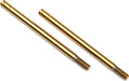 Shock shaft, 3x47mm (GTS) (titanium nitride-coated) (2)