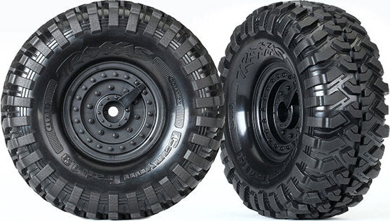 Tires and wheels, assembled, glued (Tactical wheels, Canyon Trail 1.9 tires) (2)