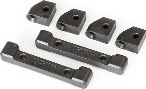 Mounts, suspension arms (front & rear)/ hinge pin retainers (4)