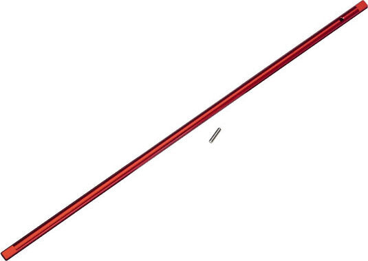 Driveshaft, center, aluminum (red-anodized)
