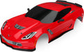 Body, Chevrolet Corvette Z06, red (painted, decals applied)