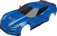 Body, Chevrolet Corvette Z06, Blue (Painted, Decals Applied)