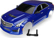 Body, Cadillac CTS-V, blue (painted, decals applied)
