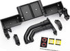 Chassis tray/ driveshaft clamps/ fuel filler (black)