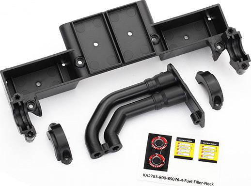 Chassis tray/ driveshaft clamps/ fuel filler (black)