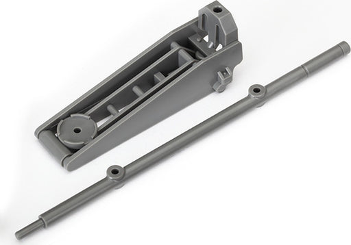 Floor jack & handle, grey