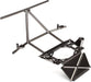 Tube chassis, center section, front (satin black chrome-plated)
