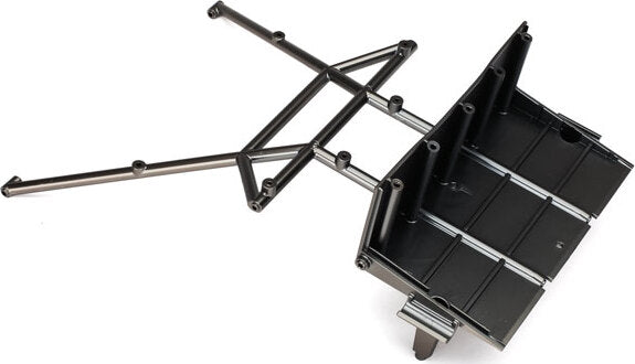 Tube chassis, center section, rear (satin black chrome-plated)