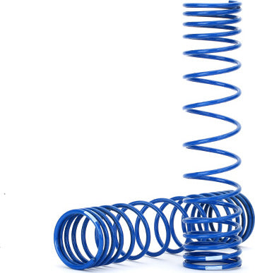 Spring, shock, front (blue) (GTR) (progressive, 0.833 rate, white stripe) (2)