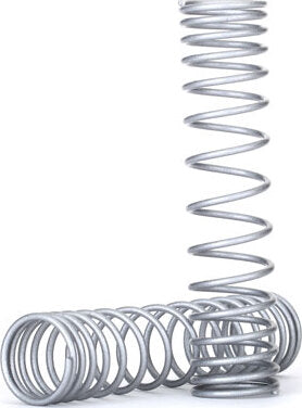 Spring, shock, rear (silver) (GTR) (progressive, 1.042 rate) (2)