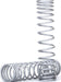 Spring, shock, rear (silver) (GTR) (progressive, 1.042 rate) (2)