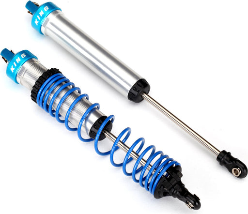 Shock caps, aluminum (blue-anodized), King Shocks (4)