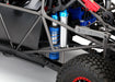 Shock caps, aluminum (blue-anodized), King Shocks (4)