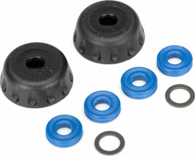 Double Seal Kit, GTR Shocks (x-rings (4)/ 4x6x0.5mm PTFE-coated Washers (2)/ Bottom Caps (2)) (renews 2 Shocks)