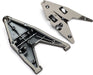 Suspension arm, lower right/ arm insert (satin black chrome-plated) (assembled with hollow ball)