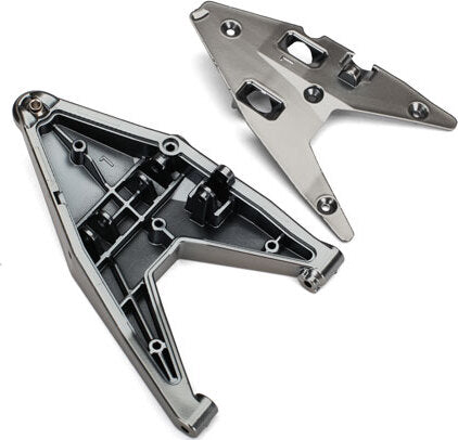 Suspension arm, lower left/ arm insert (satin black chrome-plated) (assembled with hollow ball)