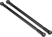 Suspension link, rear (upper) (aluminum, black-anodized) (10x206mm, center to center) (2) (assembled with hollow balls)