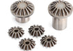 Gear set, center differential (output gears (2)/ spider gears (4))
