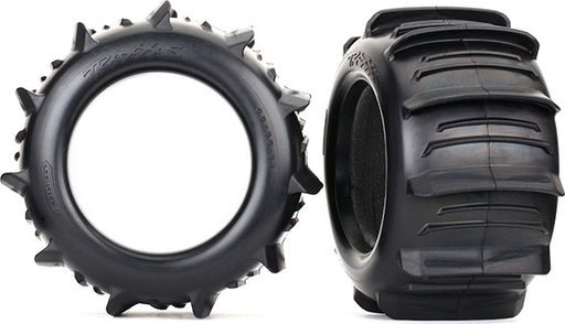 Tires, paddle 3.8ﾔ (2)/ foam inserts (2)