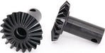 Output gears, differential, hardened steel (2)