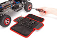 Speed Bit Essentials Set, hex and nut driver, 7-piece, includes premium handle (medium), travel pouch, hex drivers (straight: 1.5mm, 2.0mm, 2.5mm) and nut drivers (5.0mm, 5.5mm, 7.0mm, and 8.0mm), 1/4" drive