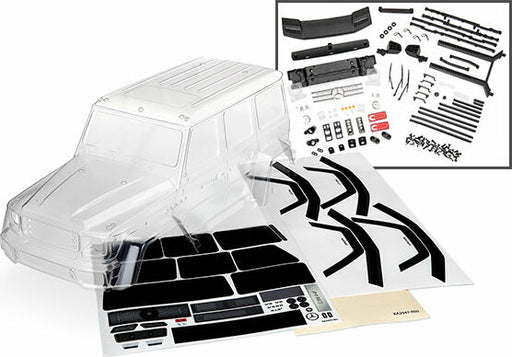 Body, Mercedes-Benz® G 500® (clear, Requires Painting)/ Decals/ Window Masks (includes Rear Body Post, Grille, Side Mirrors, Door Handles, Windshield Wipers)