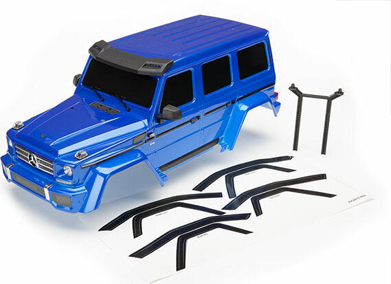 Body, Mercedes-Benz® G 500®, Complete (blue) (includes Rear Body Post, Grille, Side Mirrors, Door Handles, and Windshield Wipers)