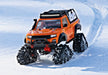 Treads, Deep-Terrain, Trx-4® Traxx® (Complete Set, Front and Rear) (Rubber) (4)