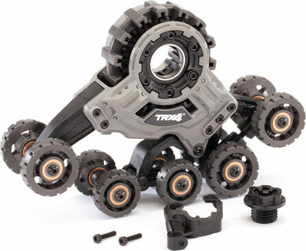 Traxx®, Front, Right (assembled) (requires #8887 Stub Axle, #7061 GTR Shock, and #8895 Rubber Track)