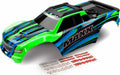 Body, Maxx®, Green (Painted)/ Decal Sheet