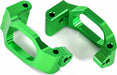 Caster Blocks (C-Hubs), 6061-T6 Aluminum (Green-Anodized), Left and Right/ 4X22Mm Pin (4)/ 3X6Mm Bcs (4)/ Retainers (4)