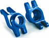 Carriers, Stub Axle (blue-Anodized 6061-T6 Aluminum) (rear) (2)