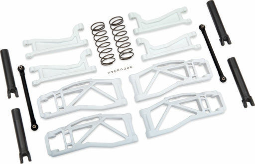 Suspension Kit, Widemaxx®, White (Includes Front and Rear Suspension Arms, Front Toe Links, Outer Half Shafts (Extended), Rear Shock Springs)