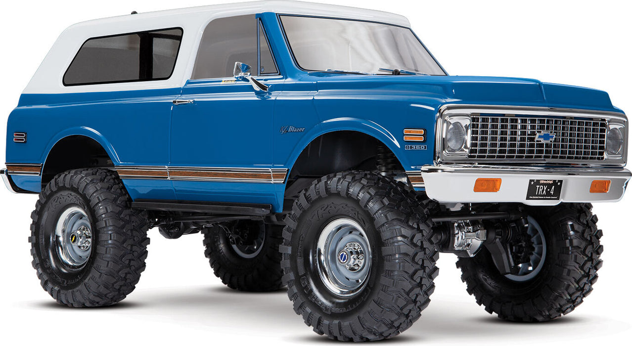 Body, Chevrolet Blazer (1972), Complete, Blue (Painted) (Includes Grille, Side Mirrors, Door Handles, Windshield Wipers, Front and Rear Bumpers, Decals)