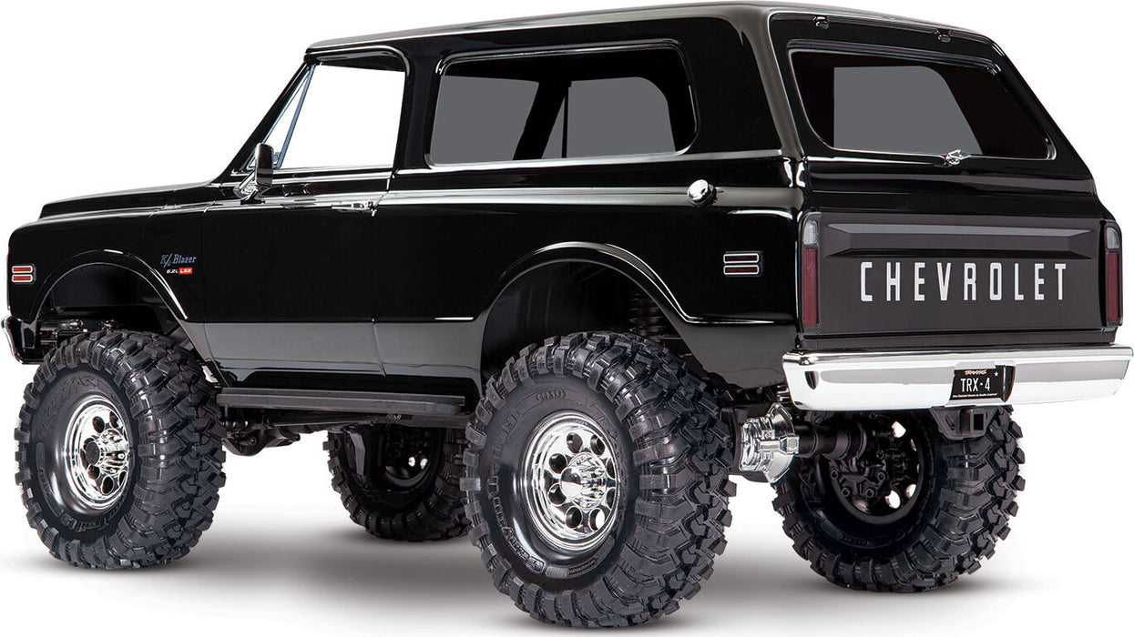 Body, Chevrolet Blazer (1969), Complete, Black (Painted) (Includes Grille, Side Mirrors, Door Handles, Windshield Wipers, Front and Rear Bumpers, Decals)
