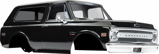 Body, Chevrolet Blazer (1969), Complete, Black (Painted) (Includes Grille, Side Mirrors, Door Handles, Windshield Wipers, Front and Rear Bumpers, Decals)