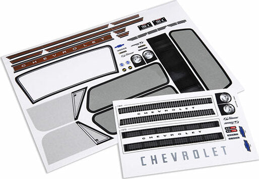 Decal Sheets, Chevrolet Blazer (1969 -1972)
